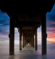 Sunset and the Pier - California